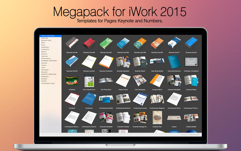 Megapack For IWork 2015 2.3 Download